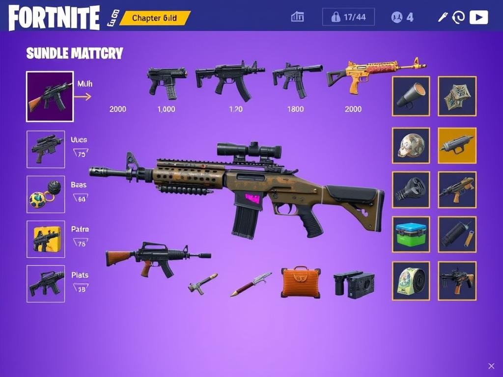 Билд для паблик-матчей Fortnite с балансом оружия
