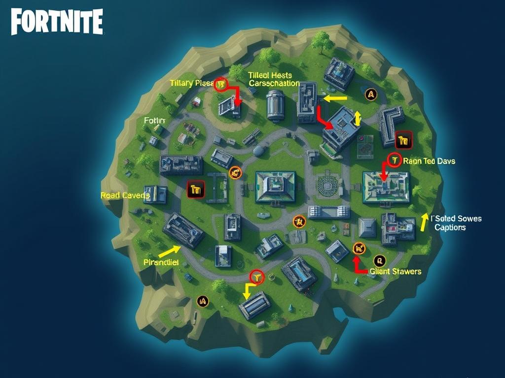 Детальный обзор локации Тилтед Тауэрс в Fortnite