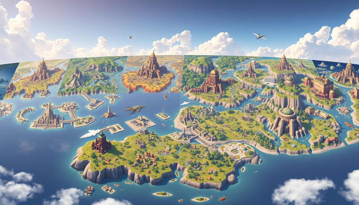 История развития карт в Fortnite