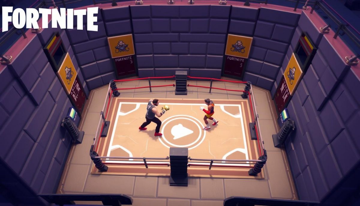 Карта для боксфайтов в Fortnite