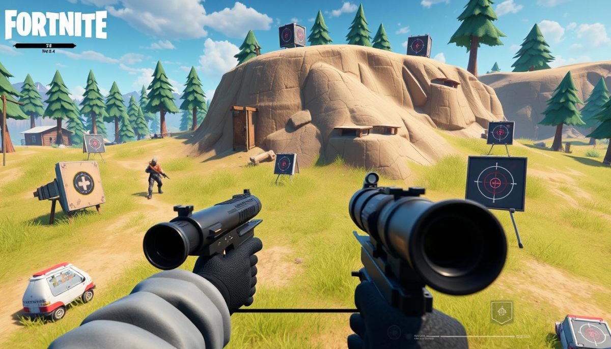Карта для тренировки прицеливания в Fortnite