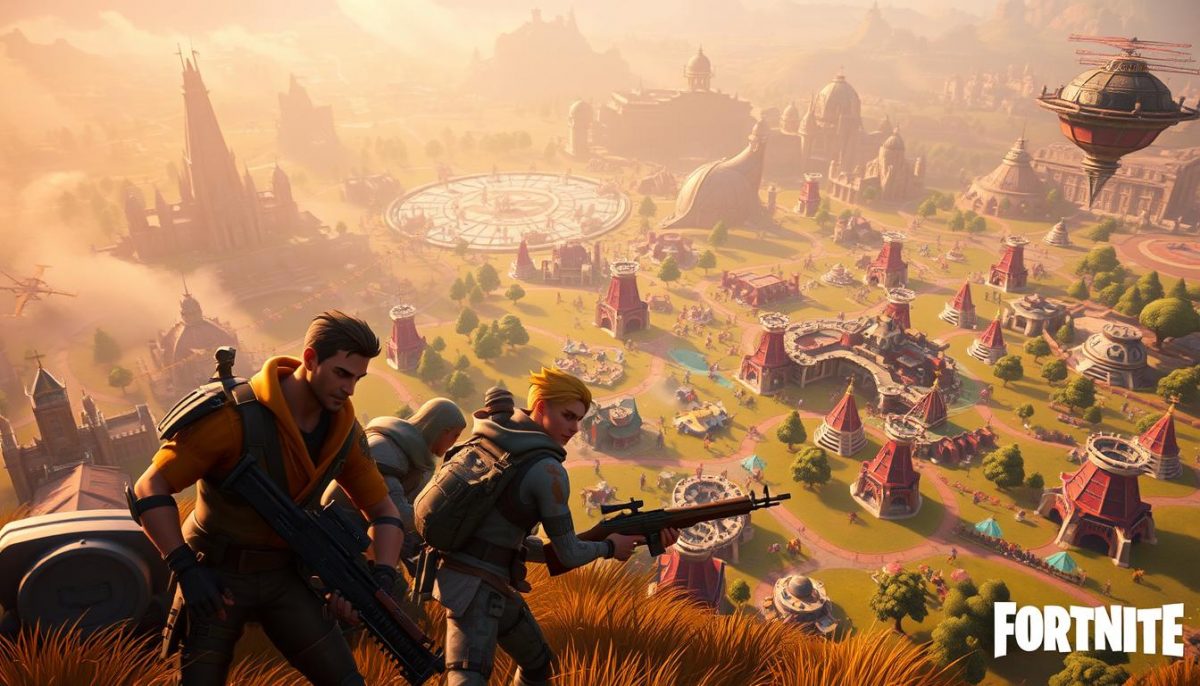 командная игра Fortnite