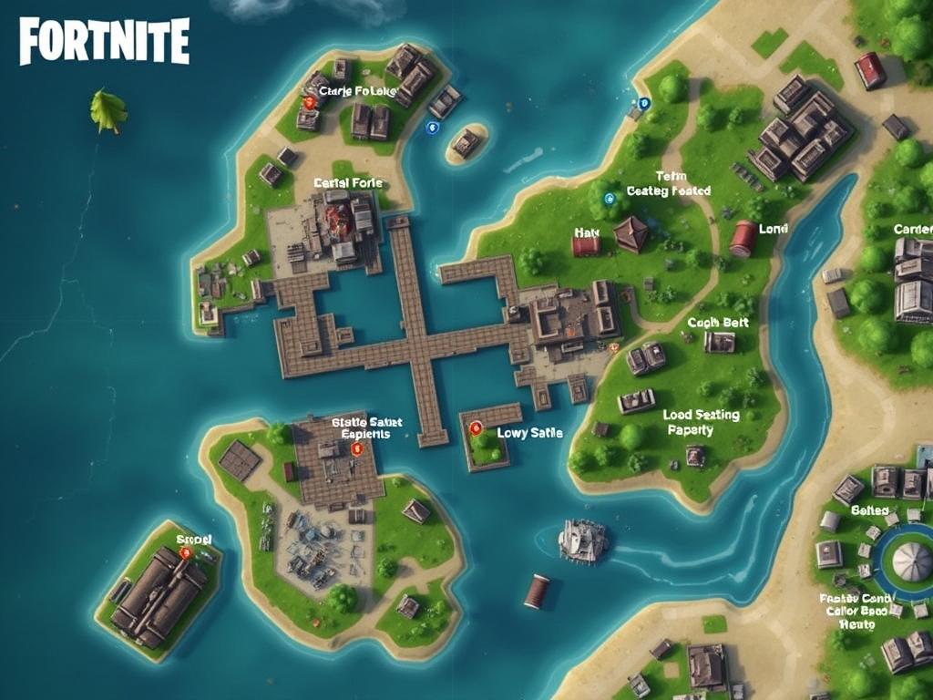 Обзор локации Стимпи Шипьярд в Fortnite