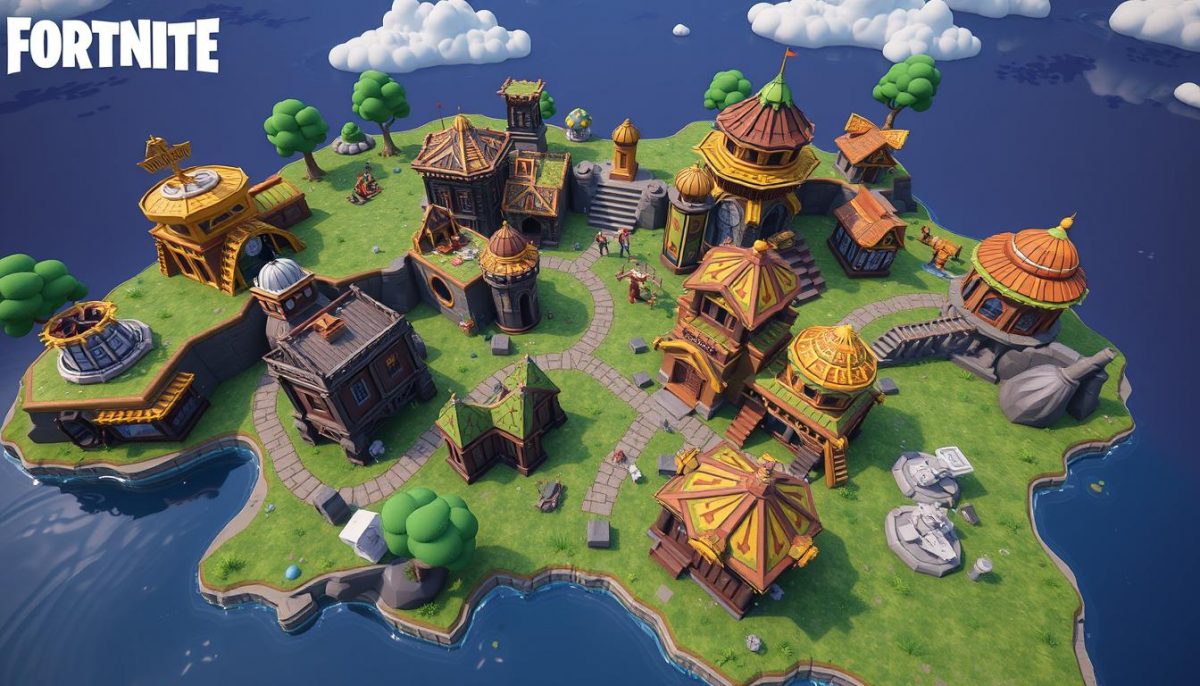 Пользовательская карта для тренировки билдинга в Fortnite
